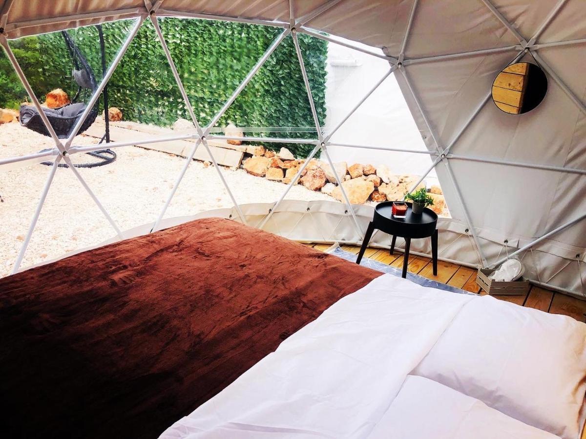 Villa Glamping Peninsula Lustica Rose Tivat Exterior foto