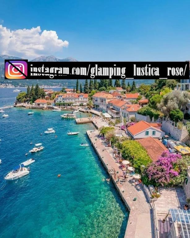 Villa Glamping Peninsula Lustica Rose Tivat Exterior foto